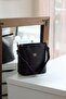 Women's Black Strap Shoulder Bag