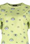 Green Eye Patterned T-shirt-Pants Knitted Pajamas Set THMSS21PT0236 - 7