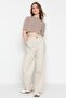 Stone Wide Leg/Wide Leg Woven Trousers TWOSS23PL00142 - 8