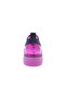 Women's Stretch Rubber Laced Thick Sole Sneakers Shoes Fuchsia 7563116 - 4