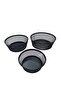 3 Size Metal Wire Bread Bowl Fruit Bowl Snack Bowl 13-17-19 Cm - 2