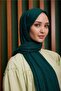 شال نسائي من الخيزران المطرز باللون الزمردي - 23 - 2