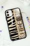 Iphone 11 Glossy Phone Case with Zebra Newspaper Design - 4