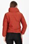 Women's Tile High Collar Zipper Detailed Winter Velvet Coat with Pockets Nb7154 - 4