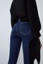 Natasha Dark Blue High Waist Lycra Slim Fit Jeans Narrow Leg Recovery - 3