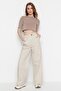 Stone Wide Leg/Wide Leg Woven Trousers TWOSS23PL00142 - 9
