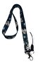 Floral Patterned Set of 4 Neck Rope Keychain Yoyo Collar Card Holder - 2