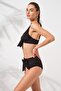 Lolita Tie-up Underwire High Waist Bikini Set - 4