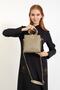 260 Laser Women's Handbag, Shoulder Bag Khaki - 2