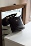 Women's Black Strap Shoulder Bag - 2