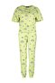 Green Eye Patterned T-shirt-Pants Knitted Pajamas Set THMSS21PT0236 - 6