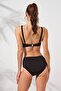 Lolita Tie-up Underwire High Waist Bikini Set - 3