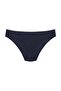 Navy Blue Cotton Heart Rubber Slip Women's Panties