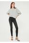 Carla Women's Smoked Lycra Slim Fit Trousers Jeans Skinny Leg Skinny Recovery - 6
