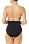 Women's Black Low Waist Double Slip Panties Corset - 2