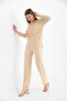 Women's Chain Detail Wrapped Trousers Suit - 4