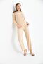 Women's Chain Detail Wrapped Trousers Suit - 5