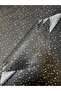Silver Star Patterned Pelur Paper/Black Pelur50X70 cm 10-Pack-T325 - 2