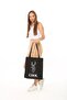 Black Cloth Bag Cool Deer Printed - 7