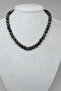 Serpentine (Snake) Stone Necklace 8mm (with clip) - 2