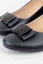 Women's Black Classic Heeled Shoes - 4