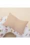 Breastfeeding Pillow - Double Sided - Beige Muslin - Ceylan - 4