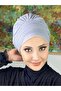 Palace Model Silver Glitter Side Draped External Bonnet - 4