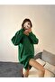 Knitwear V-Neck Dress Green - 4