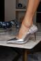 Doxe Women's Silver Stone Detailed Heeled Shoes - 2