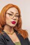 نظارة Cateye النسائية ذات الضوء الأزرق مع فلتر - 3