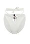 Ekru Aksesuarlı High Leg Bikini Altı TBESS23BA00179 - 9