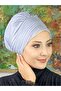 Palace Model Silver Glitter Side Draped External Bonnet - 2