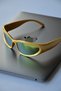 Arleth Unisex Women Men Uv400 Protected Yellow Space Mirrored Image Style New Season Sunglasses