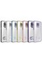Xiaomi Redmi Note 9 Pro Case Camera Protected Logo Showing Zore Omega Transparent Cover - 3