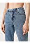 Blue Colorfast Mom Jean Women's High Waist - 5