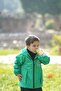 Green Hooded Waterproof Children's Raincoat - 5