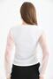 Women's Sleeve Tulle Detailed Blouse - 8