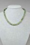 Prehnite Stone Necklace 8mm (clip)