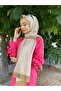 Ipekyolu Scarf Beige Monogram Shawl - 2
