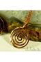 Spiral Handmade Pure Copper Necklace - 5