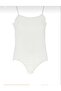 Women's Cotton Rope Strap Zero Sleeve Top Lycra Snap Fastener Bodysuit