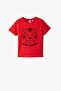 Baby Boy Tiger Printed Short Sleeve T-Shirt 3smb10033tk