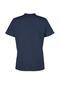Lacivert Yakası Ribanalı Relaxed %100 Pamuk Örme T-shirt TBBSS23BF00019 - 6