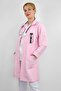 Vizit Apron, Classic Collar Pink Doctor, Nurse, Laboratory, Pharmacist Apron - 4