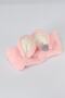 Rabbit Ear Plush Bandana Makeup Spa Hair Band Pink