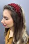 Burgundy Asian Crystal Bridal Hair Accessory - 4