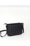 Three Compartment Quilted Bag Black - 3