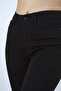 Black Slim Fit High Waist Flexible Jean - 4