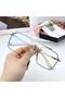 Unisex Women Men Blue Light Protected Blue Block Transparent Gray New Season Vintage Glasses - 3