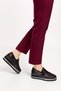 Women's Genuine Leather Anatomical Sole Casual Shoes Ell.6294 - Black - 41 - 3